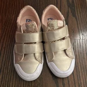 Girls Gold Keds